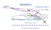 Map of Dramalj with informations How To Reach Us
