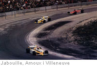 Jabouille, Arnoux i Villeneuve