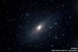 Galaksija Andromeda, HrAstro