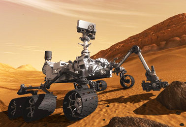 NASA-in robot Curiosity spustio se na Mars